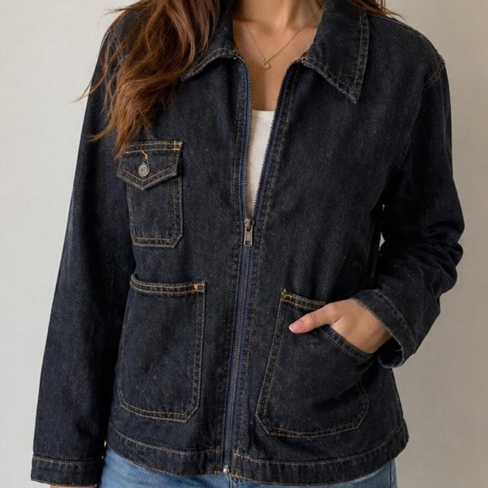 Brand new with tags dark denim jacket 🖤